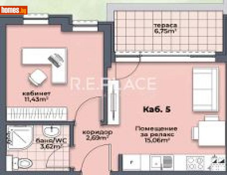 Двустаен, 50m² - Кв. Аспарухово, Варна - Апартамент за продажба - R.E.PLACE - 113088789