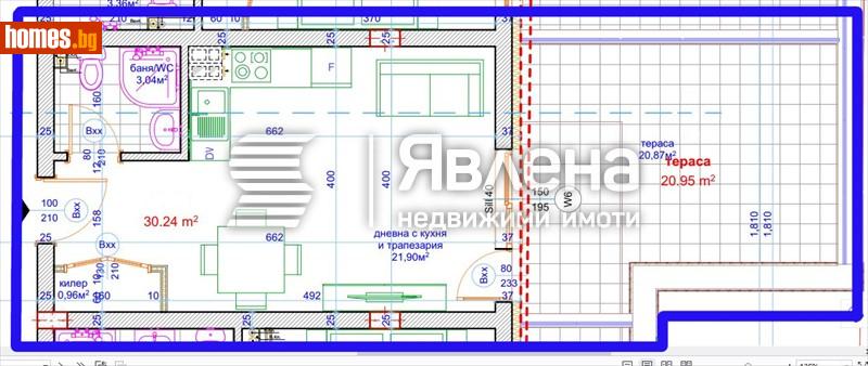 Едностаен, 61m² -  Погребите, Варна - Апартамент за продажба - ЯВЛЕНА - 113118083
