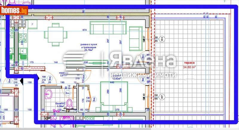 Двустаен, 105m² -  Погребите, Варна - Апартамент за продажба - ЯВЛЕНА - 113118084