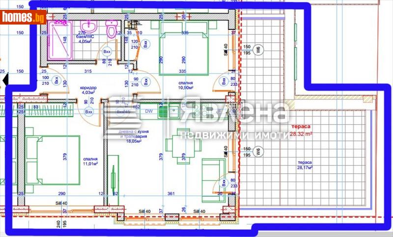 Тристаен, 101m² -  Погребите, Варна - Апартамент за продажба - ЯВЛЕНА - 113118085