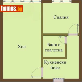 Едностаен, 47m² - Апартамент за продажба - 113123403