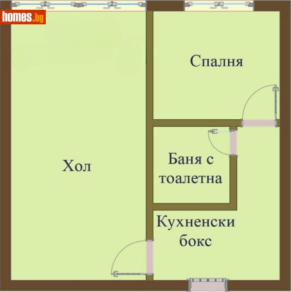 Едностаен, 47m² - Жк. Света Троица, София - Апартамент за продажба - Абела - 113123403