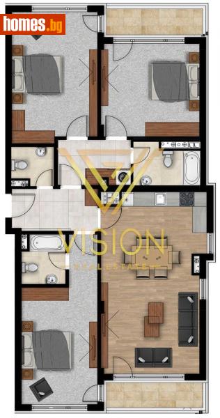 Четиристаен, 167m² - Кв. Кръстова Вада, София - Апартамент за продажба - Vision Real Estate - 113128124
