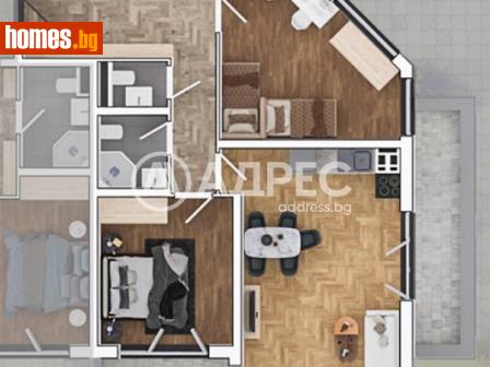 Тристаен, 103m² - Апартамент за продажба - 113129373
