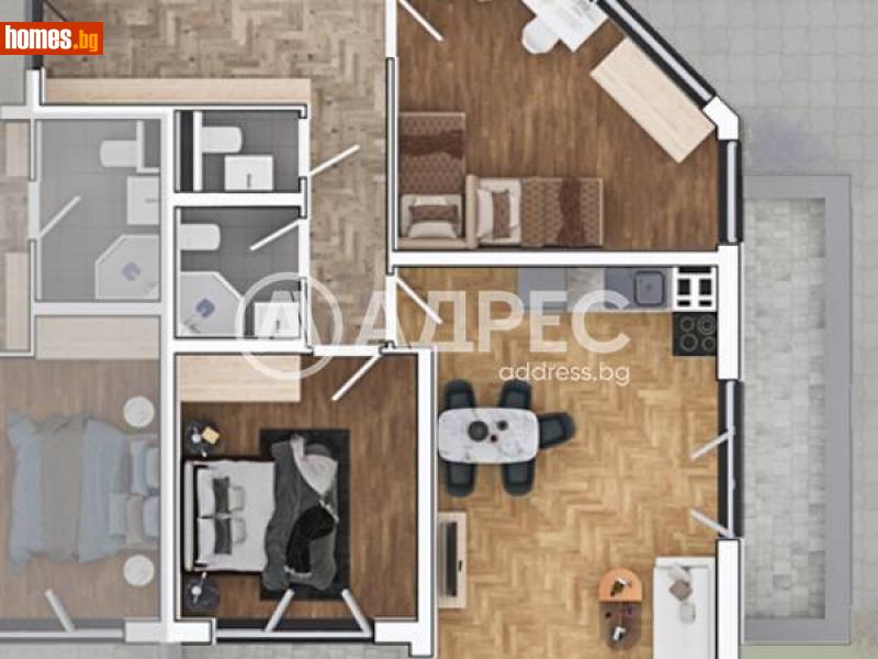 Тристаен, 103m² - Жк. Овча Купел 1, София - Апартамент за продажба - АДРЕС НЕДВИЖИМИ ИМОТИ - 113129373