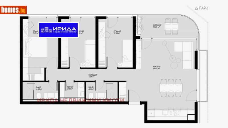 Четиристаен, 157m² - Жк. Овча Купел, София - Апартамент за продажба - Ирида - 113130318