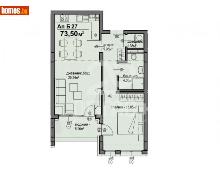 Двустаен, 73m² - Жк. Люлин 5, София - Апартамент за продажба - Примо Плюс - 113130728