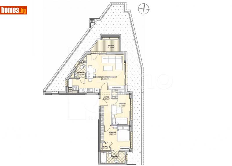 Тристаен, 101m² - Жк. Люлин 6, София - Апартамент за продажба - 3mo офис Амалтея - 113137847
