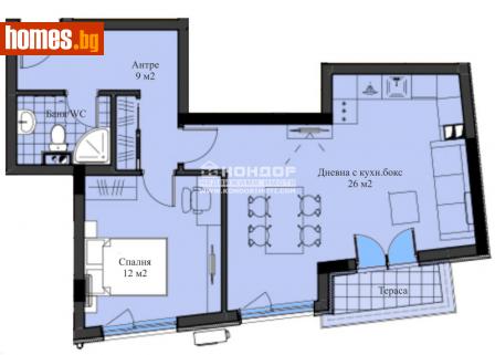Двустаен, 73m² - Апартамент за продажба - 113142102