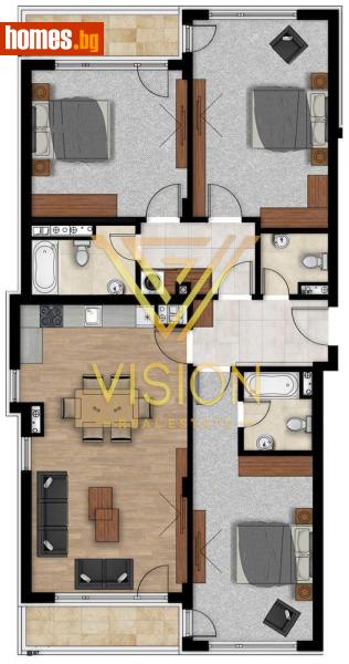 Четиристаен, 167m² - Кв. Кръстова Вада, София - Апартамент за продажба - Vision Real Estate - 113166926
