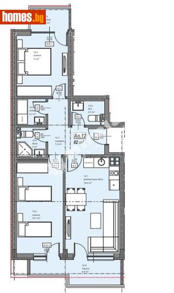 Тристаен, 95m² - Кв. Витоша, София - Апартамент за продажба - МИРЕЛА - 113199983