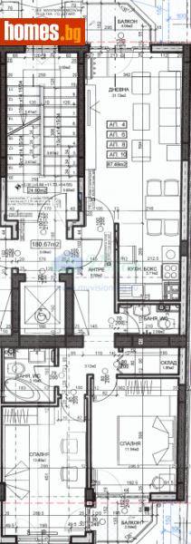 Тристаен, 121m² - Жк. Сердика, София - Апартамент за продажба - Myvision Real Estate - 113201862