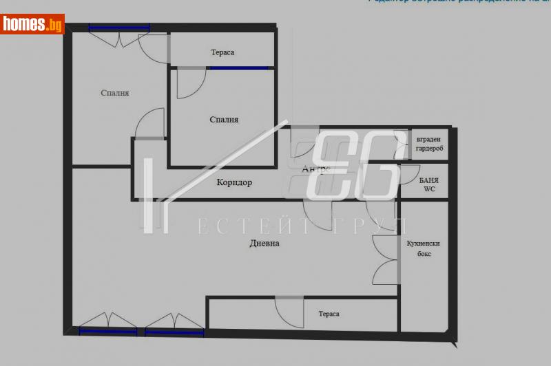 Четиристаен, 106m² -  ЛК Тракия, Варна - Апартамент за продажба - ЕСТЕЙТ ГРУП - 113225028