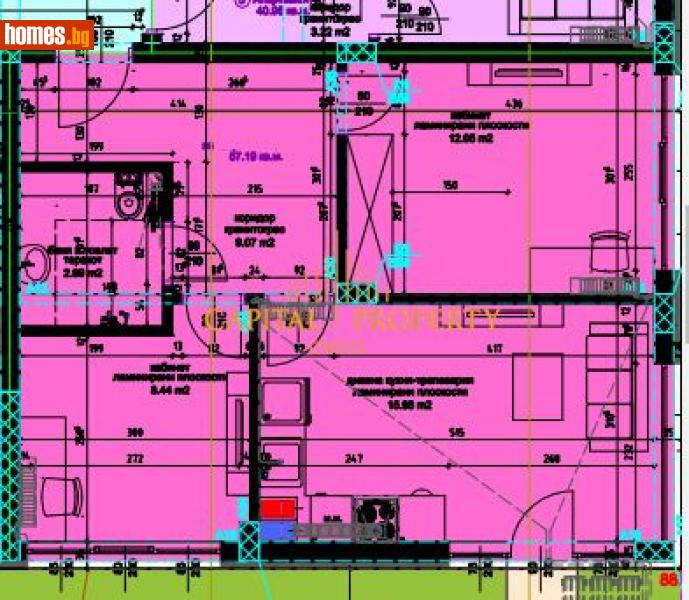 Тристаен, 64m² - Кв. Аспарухово, Варна - Апартамент за продажба - Капитал Пропърти Груп - 113228711