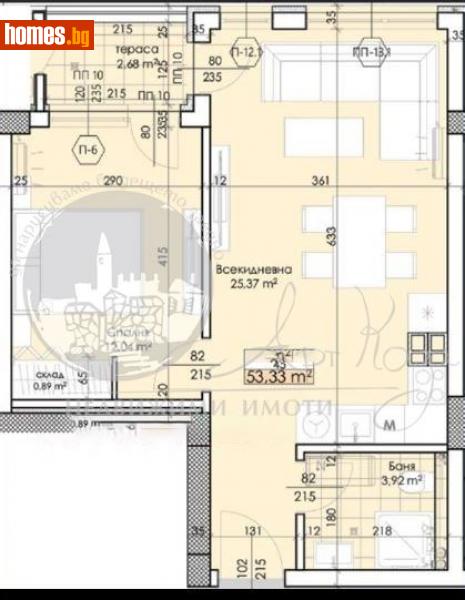 Двустаен, 65m² - Жк. Тракия, Пловдив - Апартамент за продажба - Арт Каза - 113238965