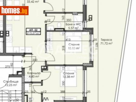 Тристаен, 126m² - Апартамент за продажба - 113260285