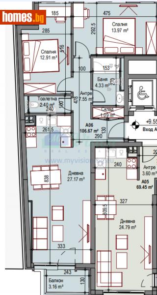 Двустаен, 106m² - Кв. Подуяне, София - Апартамент за продажба - Myvision Real Estate - 113267498