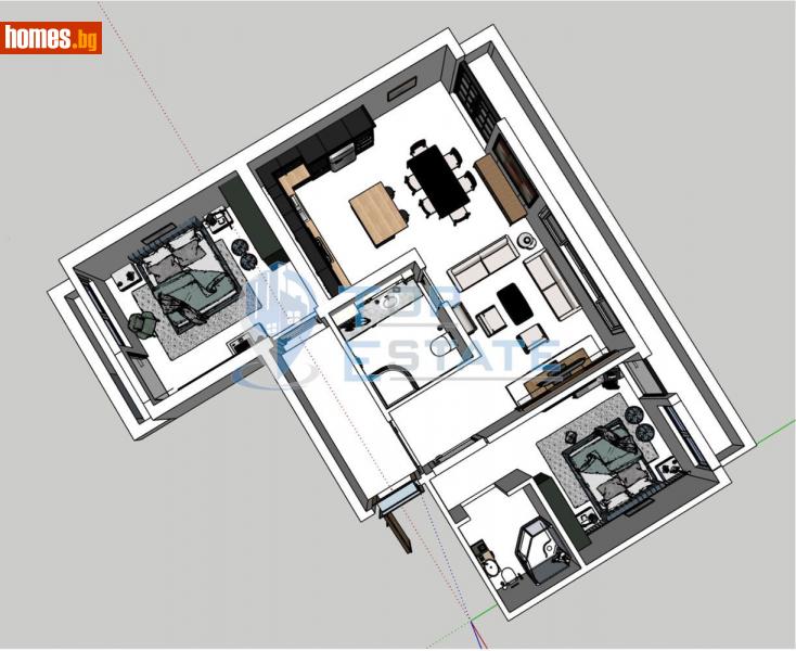 Тристаен, 115m² - Жк. Бузлуджа, Велико Търново - Апартамент за продажба - Top Estate - 113272671