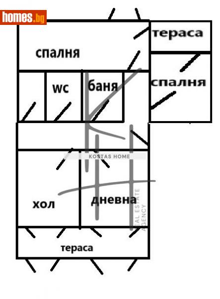 Четиристаен, 93m² -  Център, Варна - Апартамент за продажба - Костас Хоум - 113273251