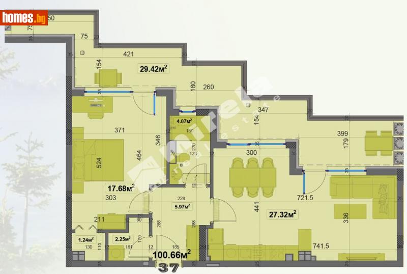 Двустаен, 114m² - Жк. Овча Купел, София - Апартамент за продажба - МИРЕЛА - 113289293