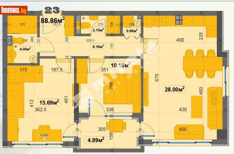 Тристаен, 101m² - Жк. Овча Купел, София - Апартамент за продажба - МИРЕЛА - 113289331