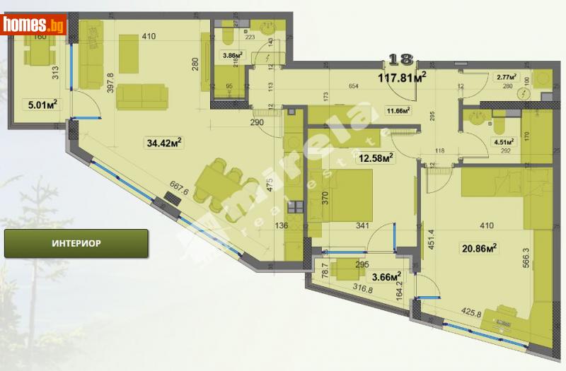 Тристаен, 134m² - Жк. Овча Купел, София - Апартамент за продажба - МИРЕЛА - 113289339