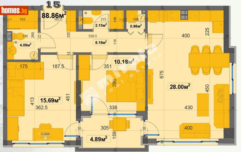 Тристаен, 101m² - Жк. Овча Купел, София - Апартамент за продажба - МИРЕЛА - 113289348