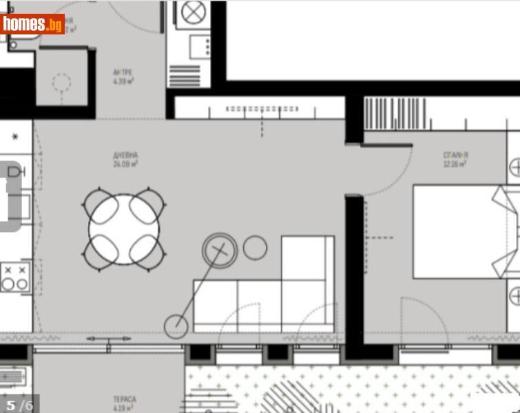 Двустаен, 66m² - Жк. Овча Купел, София - Апартамент за продажба - Азмар имоти - 113298229
