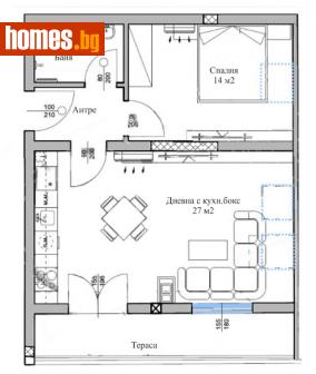 Двустаен, 84m² - Апартамент за продажба - 113301860