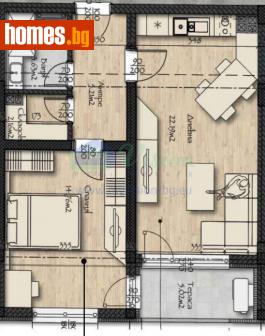 Двустаен, 72m² - Апартамент за продажба - 113306438
