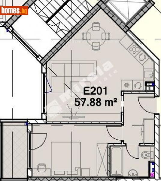 Двустаен, 71m² - Жк. Полигона, София - Апартамент за продажба - МИРЕЛА - 113310836