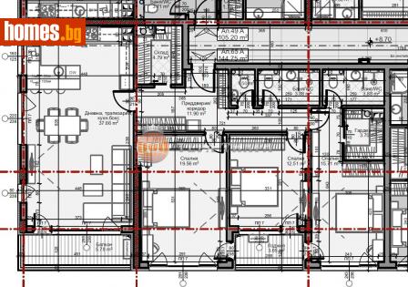 Четиристаен, 168m² - Апартамент за продажба - 113324454