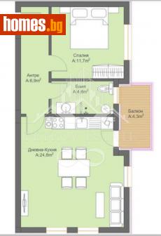 Двустаен, 69m² - Апартамент за продажба - 113324503