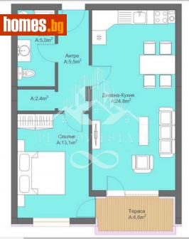 Двустаен, 72m² - Апартамент за продажба - 113324509