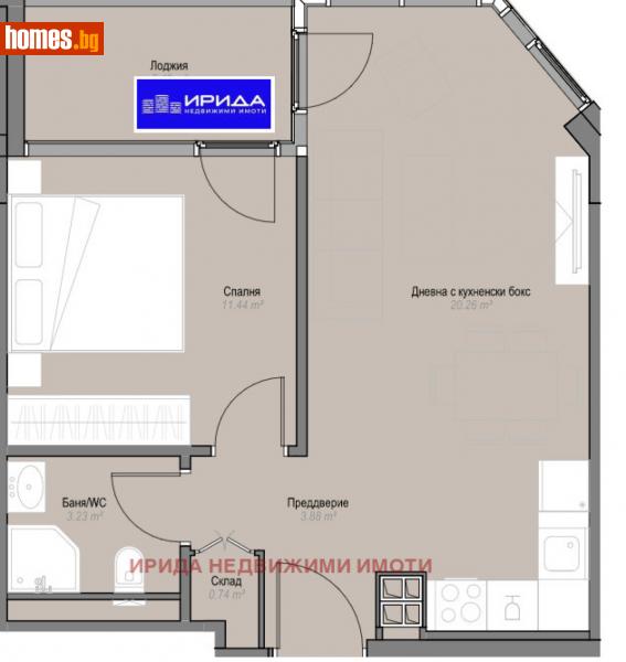 Двустаен, 78m² - Кв. Кръстова Вада, София - Апартамент за продажба - Ирида - 113327993