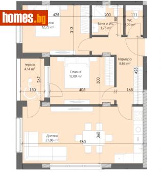 Тристаен, 100m² - Апартамент за продажба - 113328582