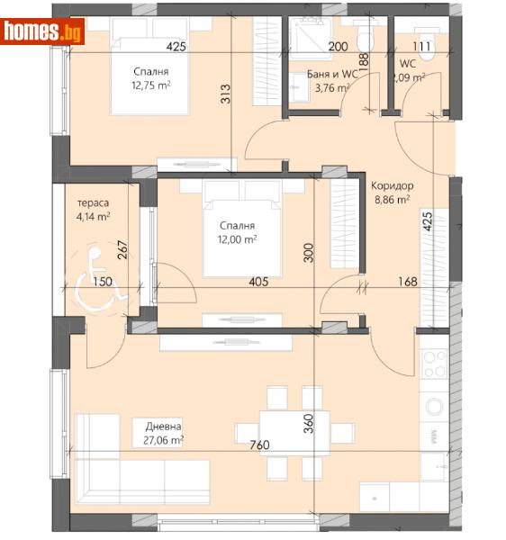 Тристаен, 100m² - Кв. Кършияка, Пловдив - Апартамент за продажба - ЛИДЕР А - 113328582