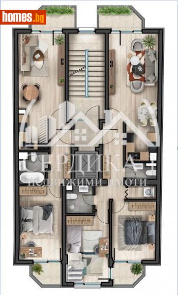 Тристаен, 121m² - Жк. Банишора, София - Апартамент за продажба - СЕРДИКА 1 НЕДВИЖИМИ ИМОТИ ЕООД - 113337713