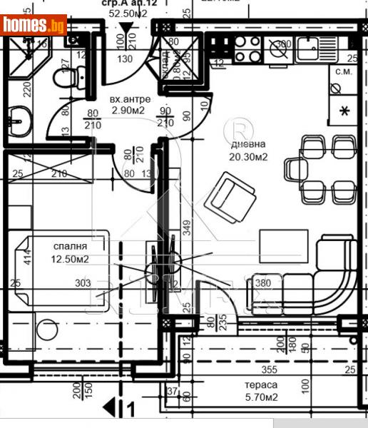 Двустаен, 59m² - Кв. Беломорски, Пловдив - Апартамент за продажба - Римекс Имоти - 113341044