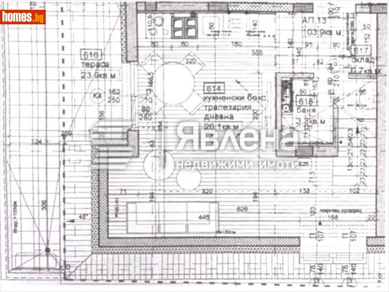 Двустаен, 117m² - Жк. Сухата Река, София - Апартамент за продажба - ЯВЛЕНА - 113343824