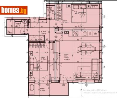Тристаен, 100m² - Апартамент за продажба - 113344849
