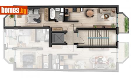Тристаен, 121m² - Апартамент за продажба - 113344991