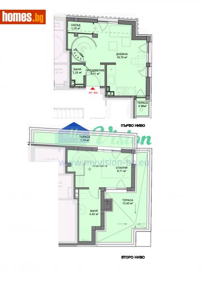 Мезонет, 95m² - Жк. Надежда 2, София - Апартамент за продажба - Myvision Real Estate - 113345547