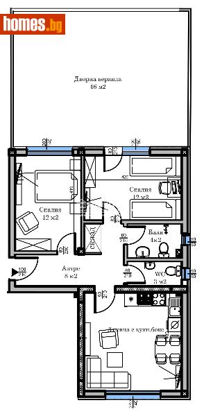 Тристаен, 131m² - Жк. Христо Смирненски, Пловдив - Апартамент за продажба - КОНДОР НЕДВИЖИМИ ИМОТИ - 113345926