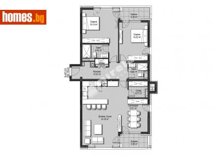 Тристаен, 169m² - Апартамент за продажба - 113358508