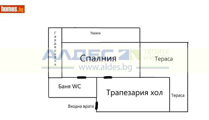 Двустаен, 95m² - Жк. Люлин 2, София - Апартамент за продажба - АЛДЕС НЕДВИЖИМИ ИМОТИ - 113359833