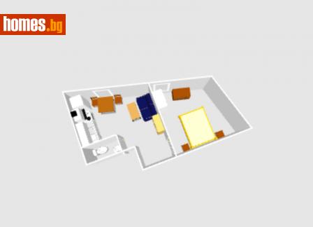 Двустаен, 55m² - Апартамент за продажба - 113360014