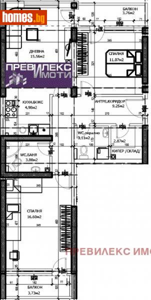 Тристаен, 109m² - Жк. Тракия, Пловдив - Апартамент за продажба - Превилекс имоти ЕООД - 113362045