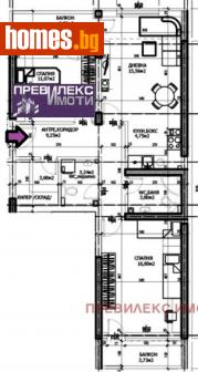 Тристаен, 107m² - Апартамент за продажба - 113362046