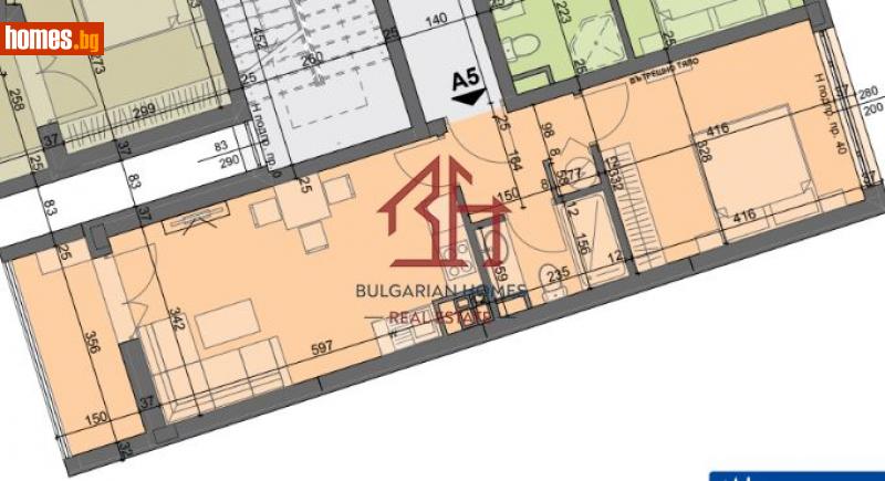 Двустаен, 54m² - Жк. Хаджи Димитър, София - Апартамент за продажба - Bulgarian Homes - 113378898